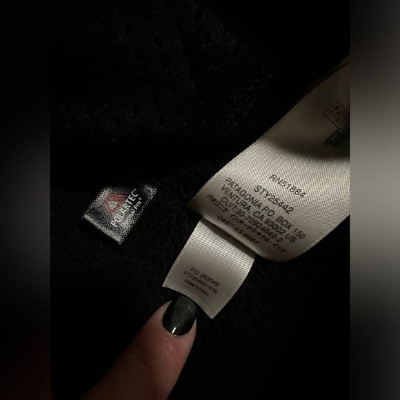 Black Patagonia Women's Re-Tool Snap-T Pullover Medium Size - Picture 7 of 7